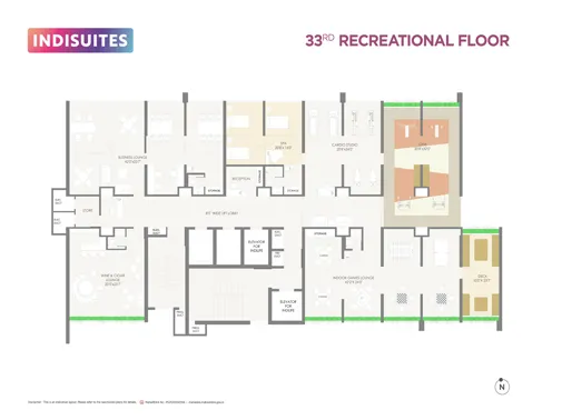 2 BHK unit Plan